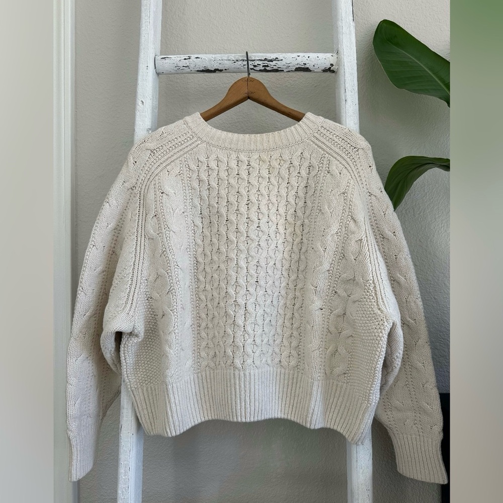 Universal Thread Cream Cable Knit Sweater - Picture 2 of 7